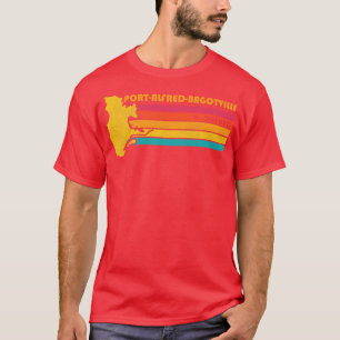 Camiseta PortAlfredBagotville Quebec Canadá Vintage Distres