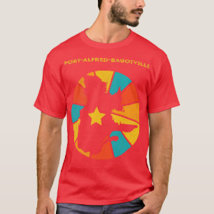 Camiseta PortAlfredBagotville Quebec Canadá Vintage Distres