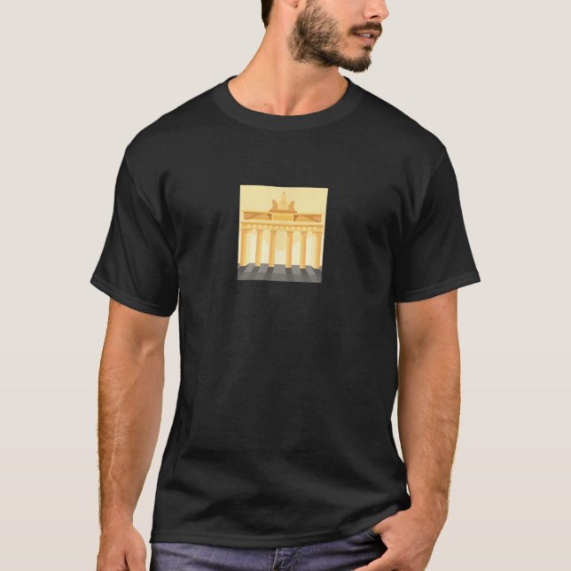 Camiseta Portão de Brandemburgo Berlin Souvenir (Frente)