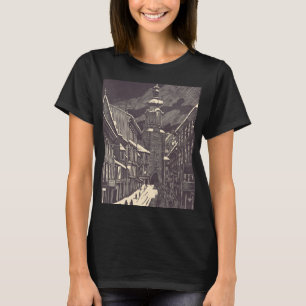 Camiseta Portão de São Miguel na Torre Medieval de Bratisla