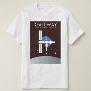 Camiseta Portão - Estação em órbita da lua