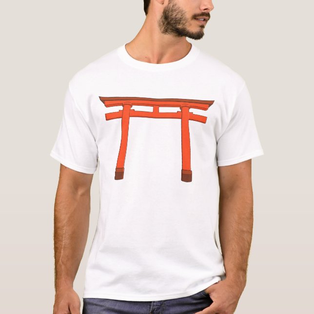 Camiseta Portão Torii Vibrante (Frente)
