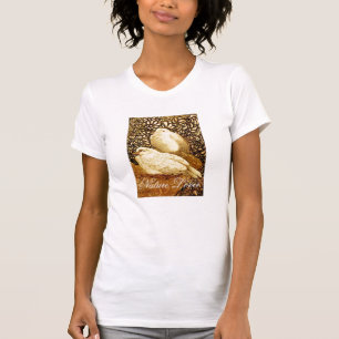 CAMISETA PORTAS BRANCAS NA SEPIA MARAVILHOSA/ALIMENTADOR NA