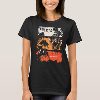 Camiseta Portas de férias Puerto Plata lembrança Domin