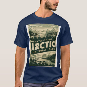 Camiseta Portas Do Parque Nacional Ártico Vintage TShirt