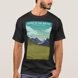 Camiseta Portas do Poster de viagens do Parque Nacional do 