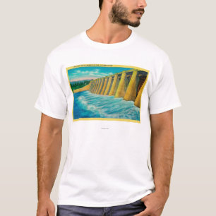 Camiseta Portas do Spillway na represa de Bonneville