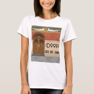 Camiseta Portas São Minha Paixão   Arte Nova em Blocos de C