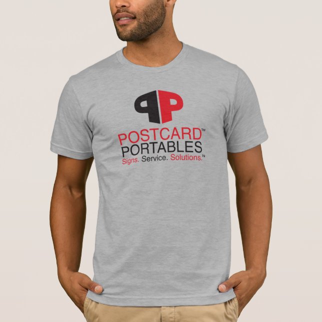 Camiseta Portáteis para cartão postal (Frente)
