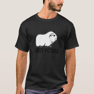 Camiseta Porte Batata Gráfico Guiné Proprietário de Porcos 