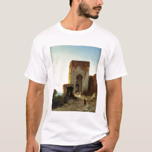 Camiseta Porte de Justiça, Alhambra, Granada (óleo em
