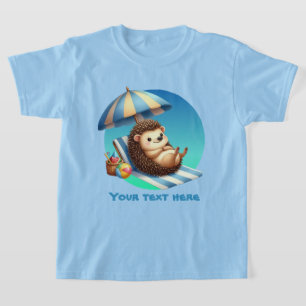 Camiseta Porte de ouriço-praias-unissexo