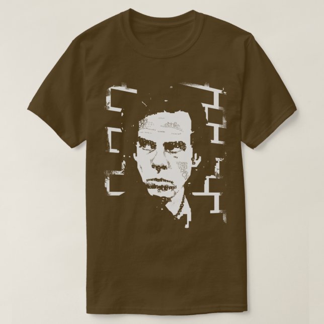 Camiseta Porte Tipográfico Nick Cave (Frente do Design)