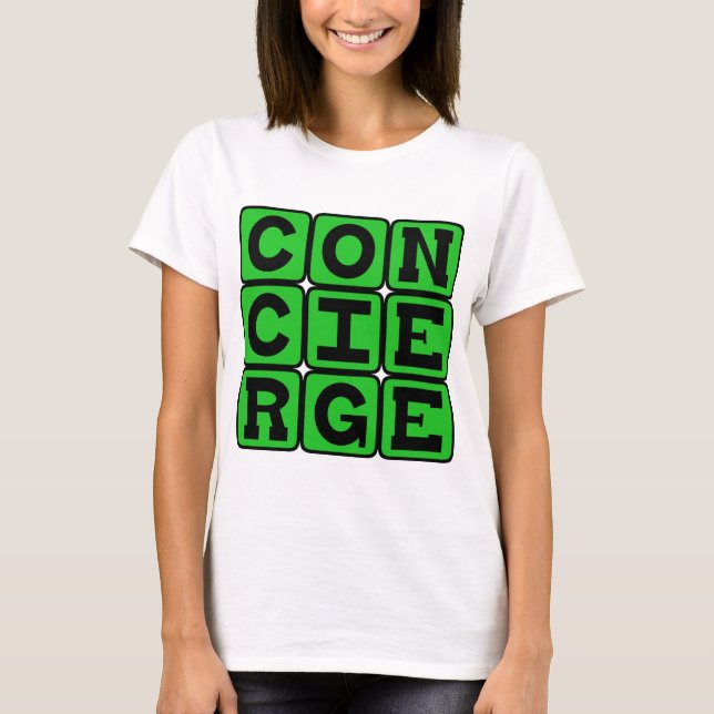 Camiseta Porteiro, Cargo de Serviço (Frente)