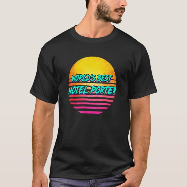 Camiseta Porteiro do Hotel Retro (Frente)