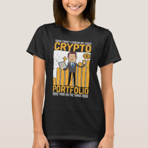 Camiseta Portfólio Cryptocurrency Lifestyle Crypto