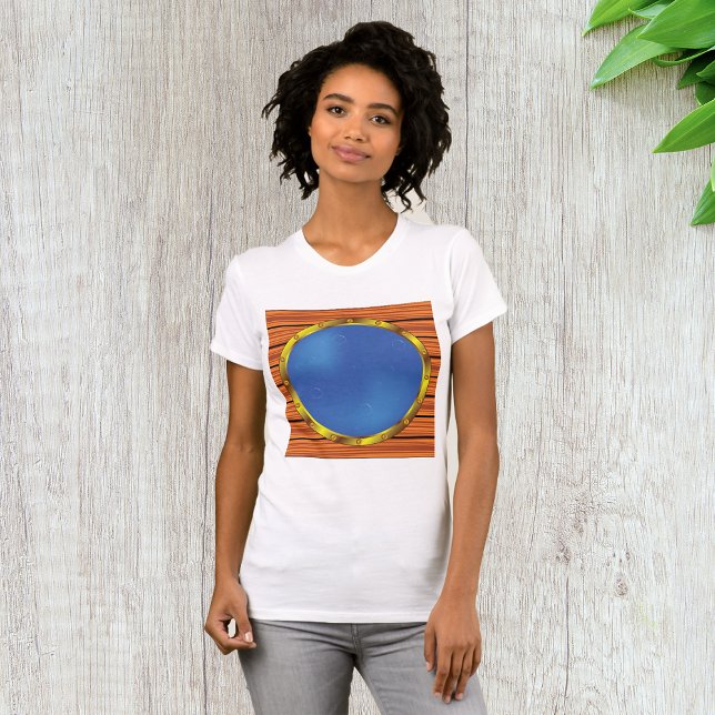 Camiseta Porthole Window Womens T-Shirt (Criador carregado)