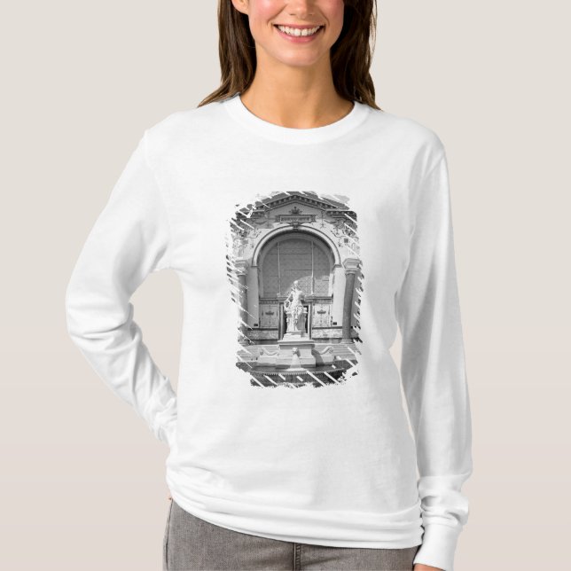 Camiseta Portico e fonte no universal (Frente)