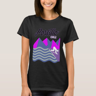 Camiseta Portillo Chile South America Ski Resort Snowboardi