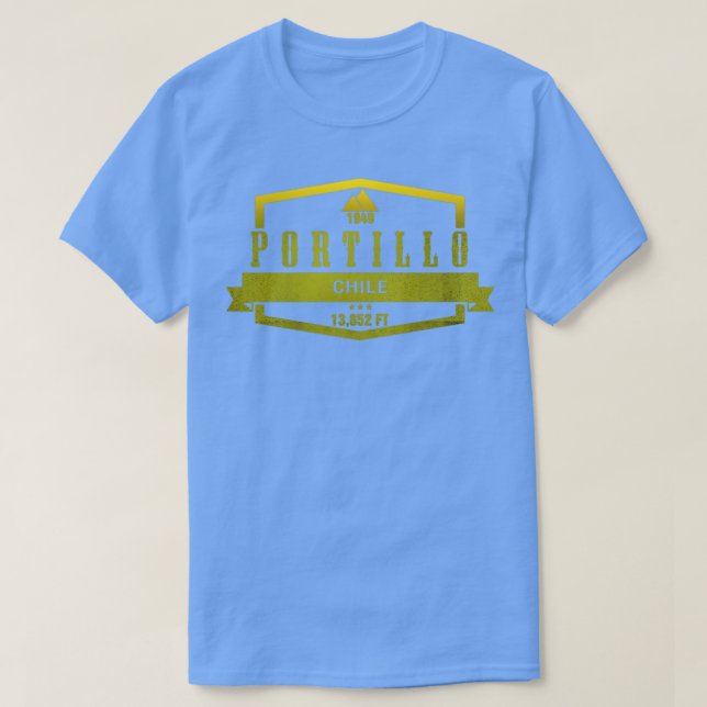 Camiseta Portillo Ski Resort Chile (Frente do Design)
