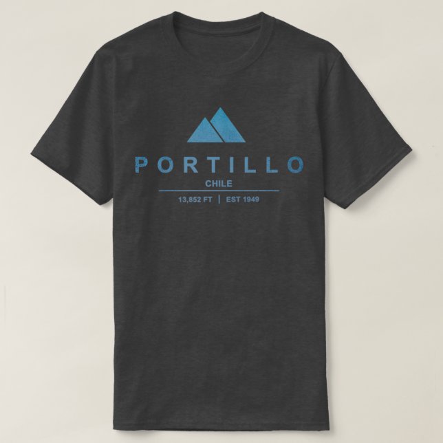 Camiseta Portillo Ski Resort Chile Essential (Frente do Design)
