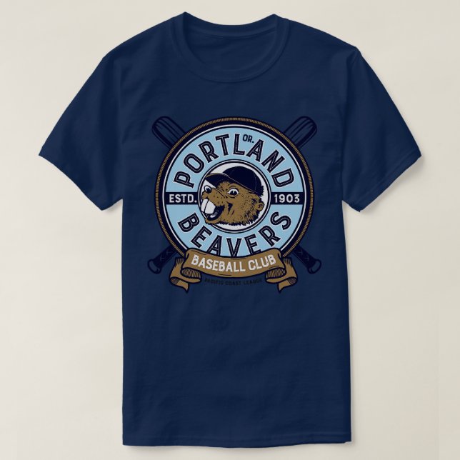 Camiseta Portland Beavers (Frente do Design)
