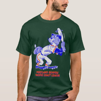 Camiseta Portland Beavers com Defeito PCL Baseball 1972