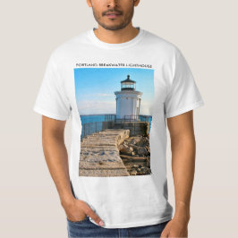 Camiseta Portland Breakwater Lighthouse, Maine T-Shirt