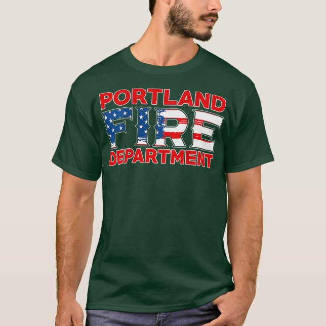 Camiseta Portland Fire Rescut Department Oregon Duty (Frente)