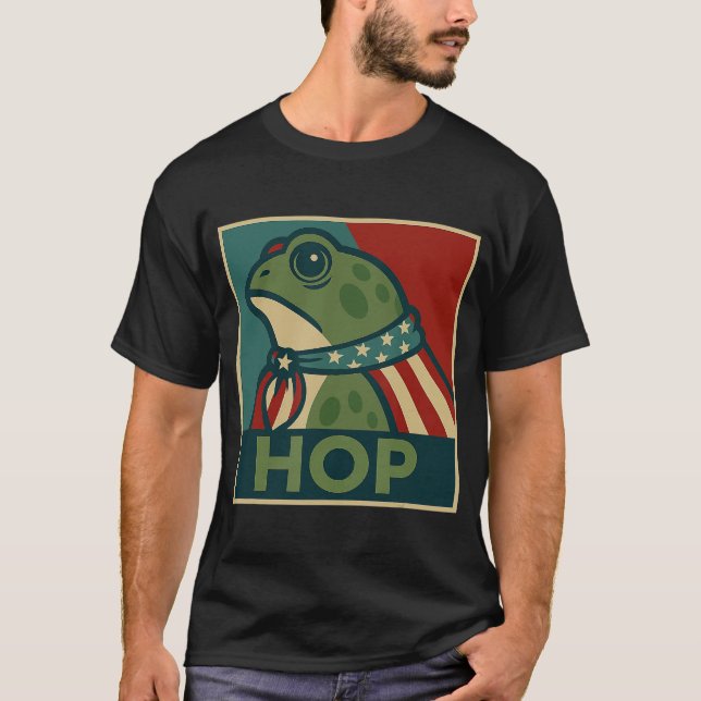 Camiseta Portland Frog Hop (Frente)