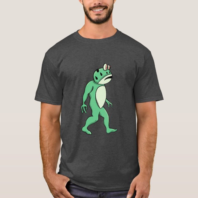 Camiseta Portland frog sasquatch (Frente)