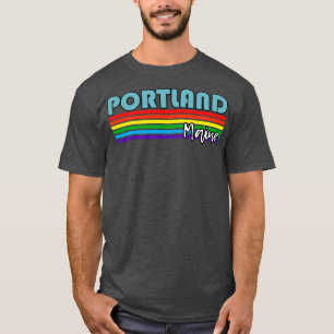 Camiseta Portland Maine Pride Portland Gift LGBT Sup