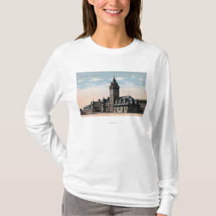 Camiseta Portland, opinião da estrada de ferro da estaçã