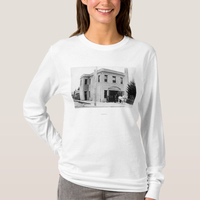 Camiseta Portland, OU carro do cavalo do quartel dos (Frente)