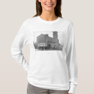 Camiseta Portland, OU opinião e torre do quartel dos