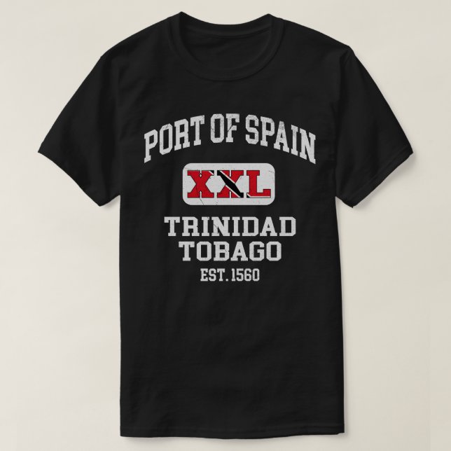 Camiseta Porto da Espanha Trindade e Tobago XXL Athletic de (Frente do Design)