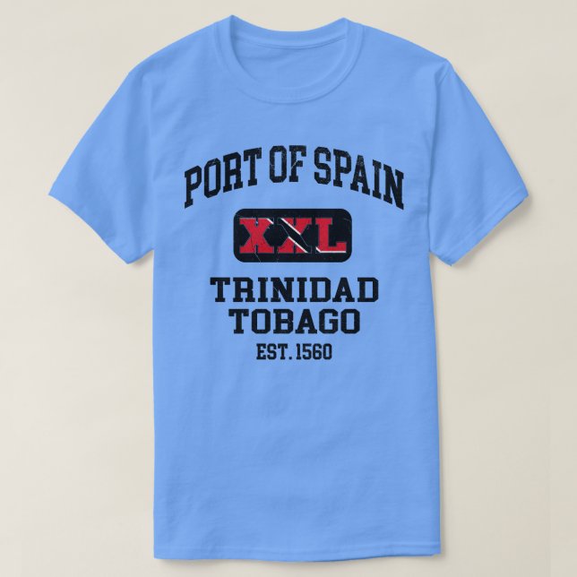 Camiseta Porto da Espanha Trindade e Tobago XXL Athletic de (Frente do Design)