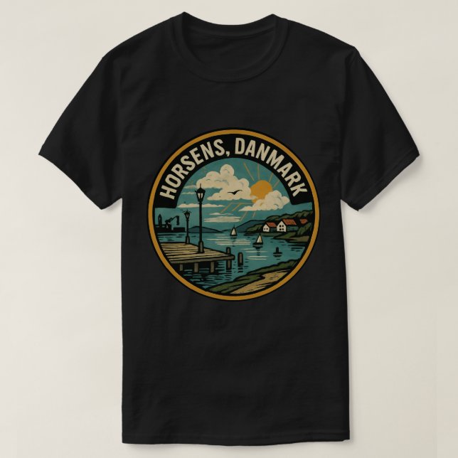 Camiseta Porto de Horsens Dinamarca (Frente do Design)