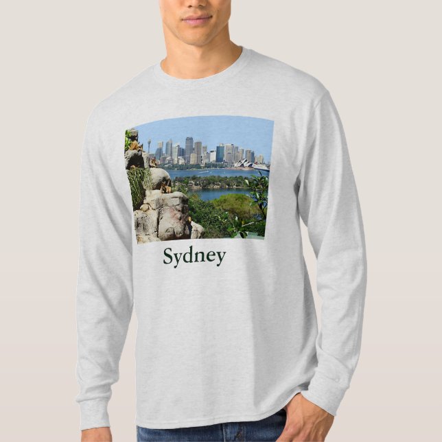 Camiseta Porto de Sydney do jardim zoológico (Frente)