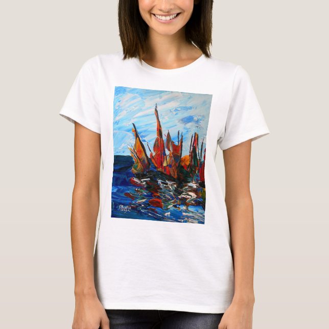 Camiseta Porto do au de Voiliers um bainet 2009 (Frente)