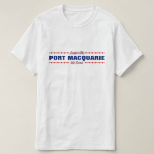 Camiseta PORTO MACQUARIE - Minha casa - Austrália; Coraç