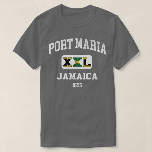Camiseta Porto Maria Jamaica XXL design atlético 1 (Frente do Design)