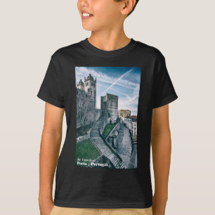Camiseta Porto, Portugal Catedral e Câmara Municipal Antiga
