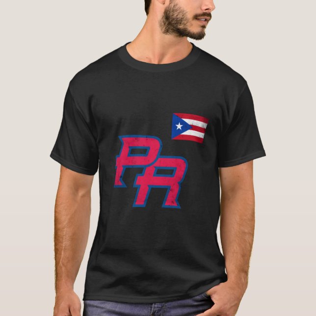 Camiseta Porto Rico 2023 Orgulho de Bandeira Red Boricua P (Frente)