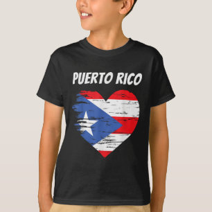 Camiseta Porto Rico ama bandeira cardíaca presente porto-ri