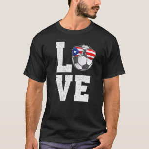 Camiseta Porto Rico Ama Bandeira do Ventilador Porto Rico