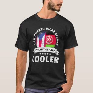 Camiseta Porto Rico Bandeira Afeganistão Cultivou País Patr