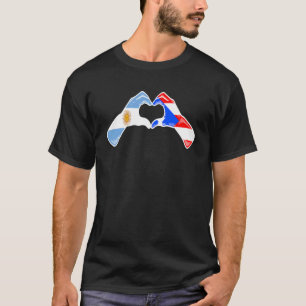 Camiseta Porto Rico Bandeira Argentina Porto Rico Argentina