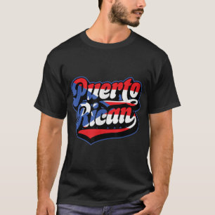 Camiseta Porto Rico Bandeira Boricua Homens Hispânicos