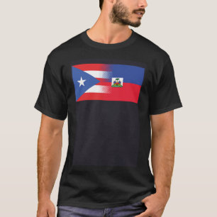 Camiseta Porto Rico Bandeira do Haiti